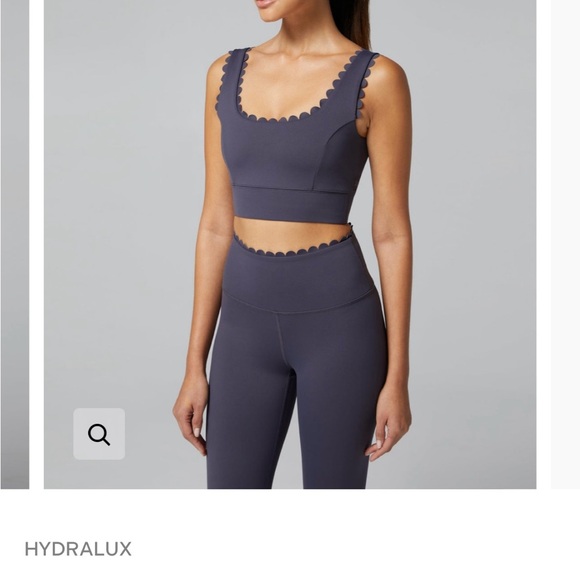 IVL collective scallop set leggings and bra set 4/6 - Picture 2 of 7